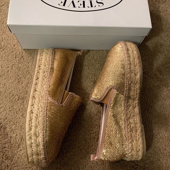 NWT Steve Madden poppi platform espiadrilles 7.5 - Picture 2 of 2